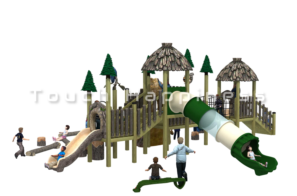 生态,滑梯,游乐,儿童,设计,乐园 . 滑梯TH-20201003