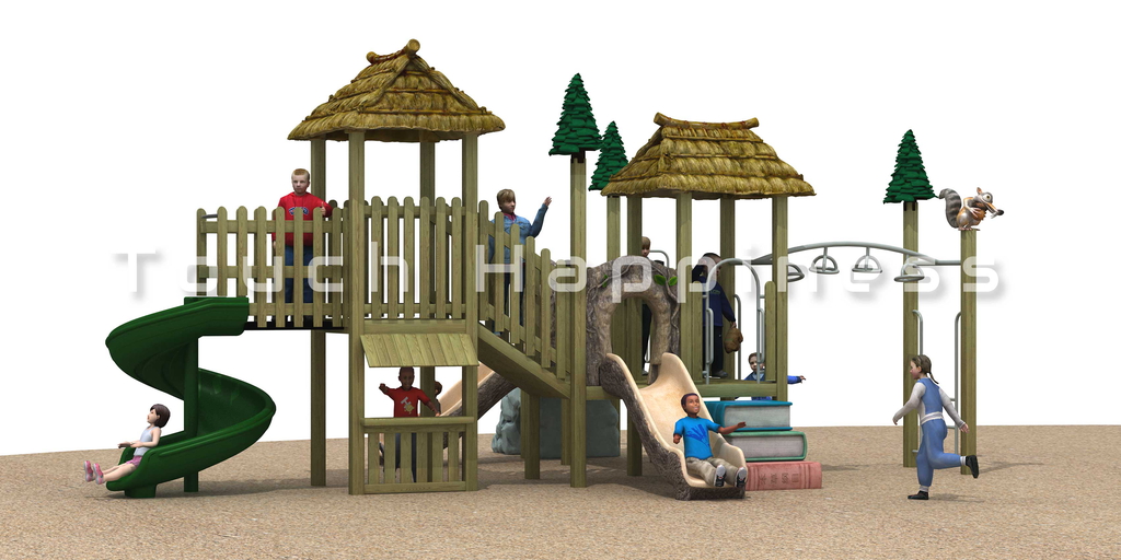 生态,滑梯,游乐,儿童,设计,乐园 . 滑梯TH-20201009