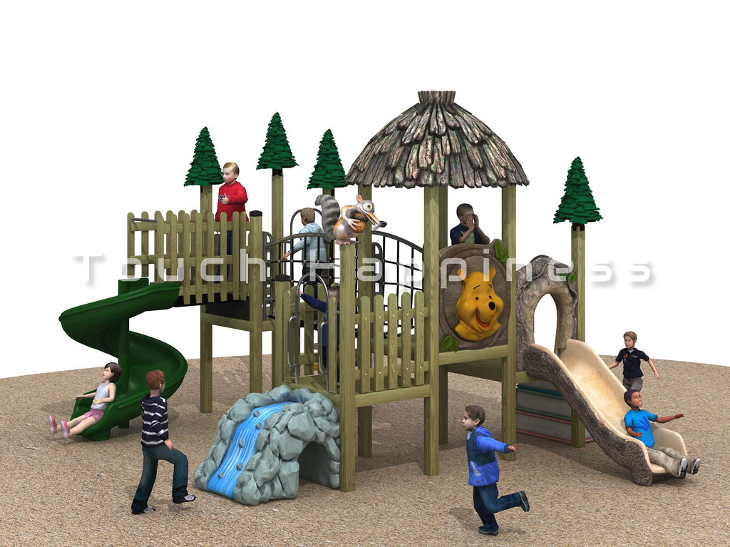 生态,滑梯,游乐,儿童,设计,乐园 . 滑梯TH-20201012