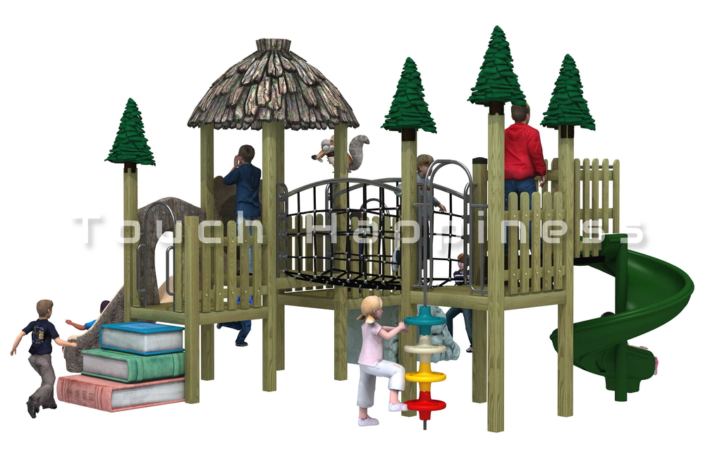 生态,滑梯,游乐,儿童,设计,乐园 . 滑梯TH-20201012