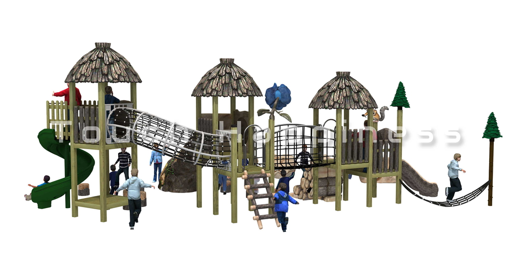 生态,滑梯,游乐,儿童,设计,乐园 . 滑梯TH-20201017