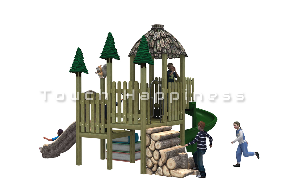 生态,滑梯,游乐,儿童,设计,乐园 . 滑梯TH-20201022