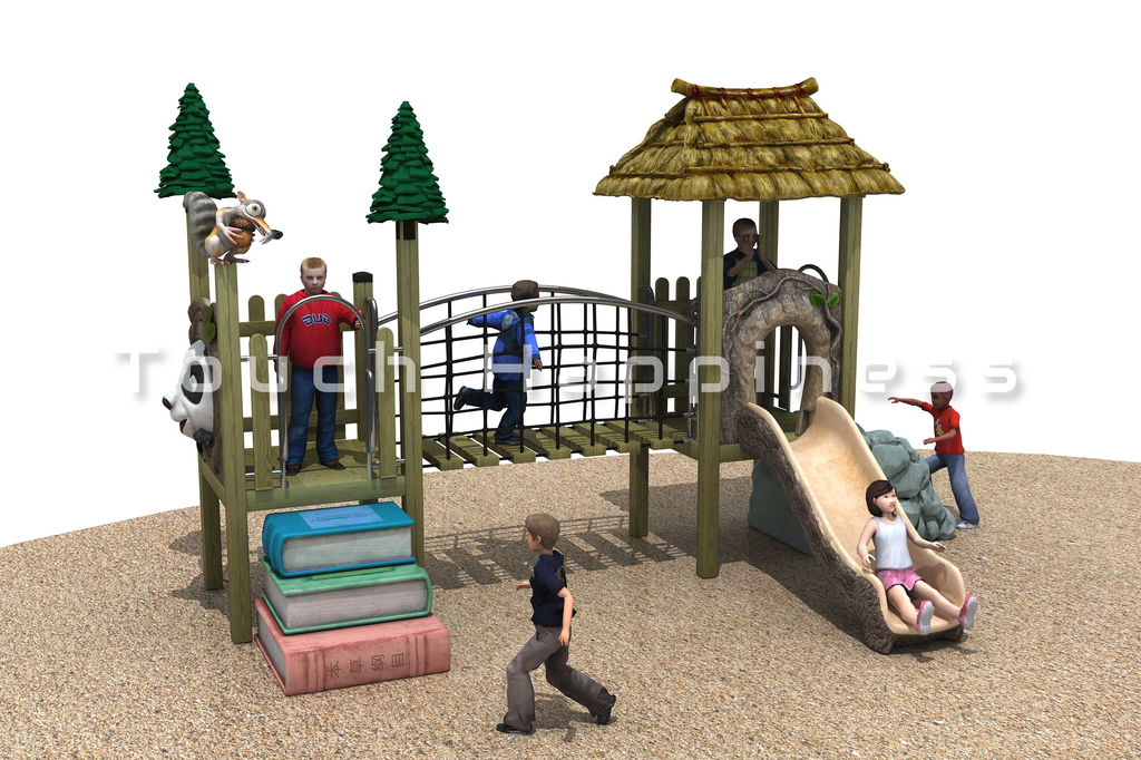 生态,滑梯,游乐,儿童,设计,乐园 . 滑梯TH-20201034